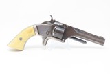 Carved IVORY Presentation INSCRIBED Antique CIVIL WAR S&W No. 1 22 REVOLVER 1860s Beautiful Cased Custom Smith & Wesson! - 17 of 20