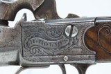 BRACE of DUBLIN, IRISH Antique H. HOLMES Percussion BOXLOCK Belt Pistols CLASSY Pair of Pistols from IRELAND! - 7 of 25