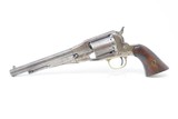 CASED Antique REMINGTON “Improved” NEW MODEL .38 Rimfire NAVY Revolver Fantastic, Early Single Action Cowboy Revolver! - 6 of 22