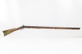 Antique MID-19th CENTURY Full-Stock .54 Cal. Percussion American LONG RIFLE Kentucky Style HUNTING/HOMESTEAD Long Rifle! - 2 of 18