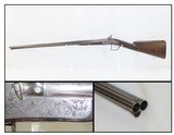 London HALLMARKED, Engraved SILVER 16 Gauge Double Gun by ALEXANDER WILSONWith FAMILY HERALDRY Engraved on the Thumb Plate! - 2 of 25