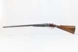 ENGRAVED JJ Langley Antique SxS Hammerless Shotgun English Double Barrel Fowling Gun - 2 of 23
