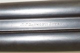 ENGRAVED JJ Langley Antique SxS Hammerless Shotgun English Double Barrel Fowling Gun - 11 of 23