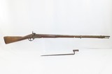 Antique U.S. SPRINGFIELD ARMORY M1816 Percussion “CONE” Conversion MusketConverted Flintlock to Percussion with BAYONET - 2 of 21