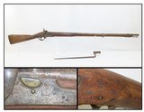 Antique U.S. SPRINGFIELD ARMORY M1816 Percussion “CONE” Conversion MusketConverted Flintlock to Percussion with BAYONET - 1 of 21