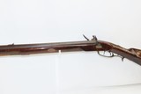 S. ELLIOTT Antique FLINTLOCK American Full Stock .48 Caliber LONG RIFLE
NEW ENGLAND Rifle with Large Brass Patch Box - 17 of 20