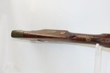 S. ELLIOTT Antique FLINTLOCK American Full Stock .48 Caliber LONG RIFLE
NEW ENGLAND Rifle with Large Brass Patch Box - 11 of 20