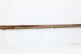 S. ELLIOTT Antique FLINTLOCK American Full Stock .48 Caliber LONG RIFLE
NEW ENGLAND Rifle with Large Brass Patch Box - 8 of 20