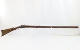 S. ELLIOTT Antique FLINTLOCK American Full Stock .48 Caliber LONG RIFLE
NEW ENGLAND Rifle with Large Brass Patch Box - 1 of 20