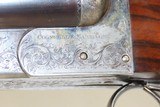 Engraved COGSWELL & HARRISON Avant Tout BOXLOCK SXS C&R HAMMERLESS Shotgun Double Barrel C&R 12 Gauge Shotgun! - 6 of 21