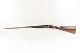 Engraved COGSWELL & HARRISON Avant Tout BOXLOCK SXS C&R HAMMERLESS Shotgun Double Barrel C&R 12 Gauge Shotgun! - 2 of 21