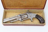 Antique SMITH & WESSON Number 1 1/2 2nd Issue .32 Caliber Rimfire REVOLVER
NEW YORK ENGRAVED with Original S&W Box - 2 of 19