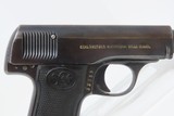 WORLD WAR I Rare FIRST VARIANT WALTHER Model 4 7.65mm Semi-Auto Pistol C&R
TRENCH WARFARE Pistol Made Circa 1915 - 18 of 19