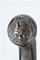 CASED PAIR of SILVER, MASKED Pommel Flintlock Pistols PERRY of LONDON 1700s Late-18th Century Grotesque Mask Pommel Flints! - 14 of 24