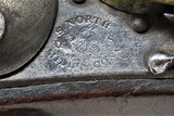 Antique SIMEON NORTH U.S. Model 1816 .54 Caliber Military FLINTLOCK Pistol
Ordnance Inspector Elisha Toby Army & Navy Sidearm! - 6 of 19