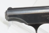 1920s German WALTHER Model 8 FIRST VARIANT 6.35x16mm Pistol C&R Weimar-Era Concealable Pistol! - 5 of 19