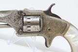 GILDED AGE GILDED AGE Antique EngAntique Engraved AMERICAN STANDARD TOOL Tip-Up .22 RevolverManufactured by MANHATTAN FIREARMS Co. with PEARL GRIPS - 4 of 17