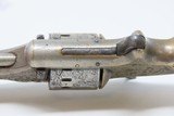 GILDED AGE GILDED AGE Antique EngAntique Engraved AMERICAN STANDARD TOOL Tip-Up .22 RevolverManufactured by MANHATTAN FIREARMS Co. with PEARL GRIPS - 11 of 17