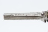GILDED AGE GILDED AGE Antique EngAntique Engraved AMERICAN STANDARD TOOL Tip-Up .22 RevolverManufactured by MANHATTAN FIREARMS Co. with PEARL GRIPS - 8 of 17