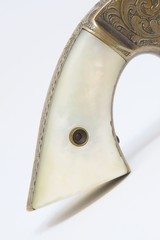 GILDED AGE GILDED AGE Antique EngAntique Engraved AMERICAN STANDARD TOOL Tip-Up .22 RevolverManufactured by MANHATTAN FIREARMS Co. with PEARL GRIPS - 15 of 17