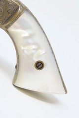 GILDED AGE GILDED AGE Antique EngAntique Engraved AMERICAN STANDARD TOOL Tip-Up .22 RevolverManufactured by MANHATTAN FIREARMS Co. with PEARL GRIPS - 3 of 17