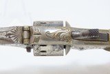 GILDED AGE GILDED AGE Antique EngAntique Engraved AMERICAN STANDARD TOOL Tip-Up .22 RevolverManufactured by MANHATTAN FIREARMS Co. with PEARL GRIPS - 7 of 17