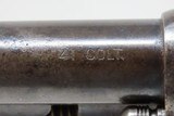 1911 LETTERED COLT Single Action Army PEACEMAKER .41 Caliber Long Revolver SCARCE Caliber .41 Colt Revolver Made in 1911! - 6 of 19