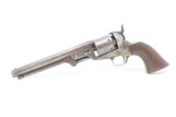 Antebellum COLT Model 1851 NAVY .36 Caliber PERCUSSION Revolver Antique 1856 Production with Initials & Lots of Holster Wear - 2 of 20