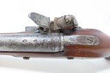 NORTH AMERICAN TRADE Flintlock Pistol by R.S. CLARK BIRMINGHAM Antique .66British with Birmingham Proofs & Tombstone Marking - 12 of 17