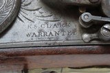 NORTH AMERICAN TRADE Flintlock Pistol by R.S. CLARK BIRMINGHAM Antique .66British with Birmingham Proofs & Tombstone Marking - 5 of 17
