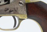 Pre-War “U.S.” Marked COLT Model 1851 NAVY .36 Caliber Revolver Antique With a Rare Tin Finish! - 5 of 20