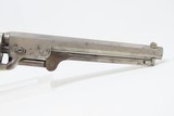 Pre-War “U.S.” Marked COLT Model 1851 NAVY .36 Caliber Revolver Antique With a Rare Tin Finish! - 20 of 20