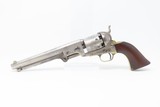 Pre-War “U.S.” Marked COLT Model 1851 NAVY .36 Caliber Revolver Antique With a Rare Tin Finish! - 2 of 20
