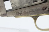 Pre-War “U.S.” Marked COLT Model 1851 NAVY .36 Caliber Revolver Antique With a Rare Tin Finish! - 6 of 20