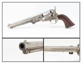 Pre-War “U.S.” Marked COLT Model 1851 NAVY .36 Caliber Revolver Antique With a Rare Tin Finish! - 1 of 20