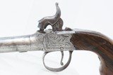 Antique SAMUEL NOCK of LONDON .44 Cal PERCUSSION Turn-Barrel Pocket Pistol
Nephew to Famed Gunmaker HENRY NOCK - 4 of 18