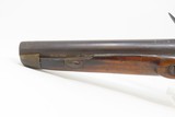 LARGE Antique BELGIAN “Sea Service” .69 Caliber FLINTLOCK Military Pistol
.69 Caliber Pistol Made Circa 1840s in Liege - 17 of 17