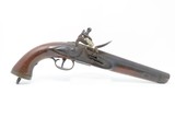 LARGE Antique BELGIAN “Sea Service” .69 Caliber FLINTLOCK Military Pistol
.69 Caliber Pistol Made Circa 1840s in Liege - 2 of 17