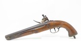 LARGE Antique BELGIAN “Sea Service” .69 Caliber FLINTLOCK Military Pistol
.69 Caliber Pistol Made Circa 1840s in Liege - 14 of 17