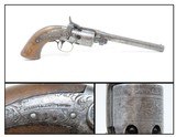 ANTEBELLUM Engraved MASSACHUSETTS ARMS Co. WESSON & LEAVITT Belt RevolverSCARCE; 1 of Only 1,000 Manufactured - 1 of 18