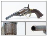 Antique COLT 3-1/2 Inch ROUND BARREL Pocket Model CARTRIDGE .38 RF Revolver 1 of 6500; Scarce CARTRIDGE CONVERSION Model! - 1 of 17