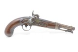 Antique ROBERT JOHNSON U.S. Model 1836 .54 Cal Smoothbore CONVERSION Pistol STANDARD ISSUE of the MEXICAN-AMERICAN WAR! - 2 of 19