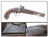 Antique ROBERT JOHNSON U.S. Model 1836 .54 Cal Smoothbore CONVERSION Pistol STANDARD ISSUE of the MEXICAN-AMERICAN WAR! - 1 of 19