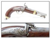 Antique French TULLE ARSENAL Mle 1837 MARINE .60 Caliber Percussion Pistol
Used by FRENCH NAVY and MARITIME Troops - 1 of 19