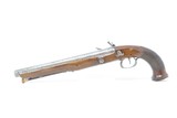 Late-1700s LARGE French FLINTLOCK Pistol in .69 Caliber 11” Barrel AntiqueMassive Single-Shot Sidearm - 13 of 16