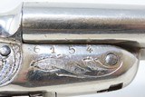 ENGRAVED Antique DOUBLE BARREL Belgian Percussion SIDE x SIDE Pocket Pistol ENGRAVED .380 Self Defense Pocket Pistol! - 17 of 17