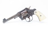 1941 LETTERED Engraved Mother-of-Pearl COLT OFFICERS MODEL .38 SPL Revolver SHIPPED to YOUNGSTOWN, OHIO in 1941! - 3 of 20