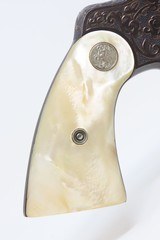 1941 LETTERED Engraved Mother-of-Pearl COLT OFFICERS MODEL .38 SPL Revolver SHIPPED to YOUNGSTOWN, OHIO in 1941! - 17 of 20