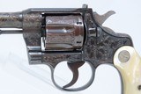 1941 LETTERED Engraved Mother-of-Pearl COLT OFFICERS MODEL .38 SPL Revolver SHIPPED to YOUNGSTOWN, OHIO in 1941! - 5 of 20