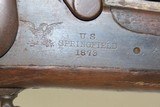 .45-70 GOVT 1882 m. SPRINGFIELD M1879 Breech Loading TRAPDOOR Rifle Antique Chambered in the Original 45-70 GOVT - 5 of 21
